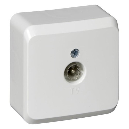 TVA-002K - ЭТЮД О/У телевизионная РОЗЕТКА, КРЕМОВЫЙ, Россия, Systeme Electric