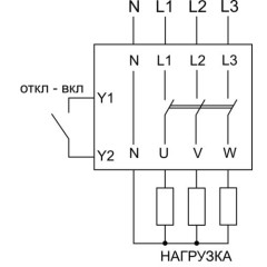 УЗМ-3-63К AC230В/AC400В УХЛ4 Устройство защиты многофункциональное УЗМ-3-63К AC230В/AC400В УХЛ4 на DIN-рейку