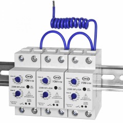 УЗМ-51М АС230В 63А УХЛ4 Устройство защиты многофункциональное (реле контроля напряжения)  на DIN-рейку