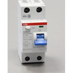 УЗО ABB F202 A S-40/0,1 2-х полюсное тип A S селективное 40A 100mA 2 модуля (ВДТ) 2CSF202201R2400
