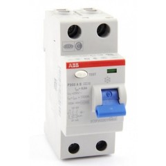 УЗО ABB F202 A S-40/0,3 2-х полюсное тип A S селективное 40A 300mA 2 модуля (ВДТ) 2CSF202201R3400
