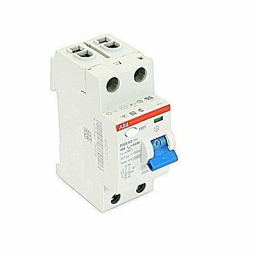 УЗО ABB F202 AC-40/0,1 2-х полюсное тип AC 40A 100mA 2 модуля (ВДТ) 2CSF202001R2400