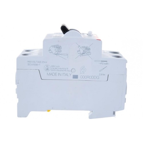УЗО ABB FH202 AC-40/0,1 2-х полюсное тип AC 40A 100mA 2 модуля (ВДТ) 2CSF202006R2400