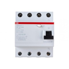 УЗО ABB FH204 AC-25/0,03 4-х полюсное тип AC 25A 30mA 4 модуля 2CSF204002R1250 (ВДТ) 2CSF204004R1250