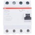 УЗО ABB FH204 AC-25/0,3 4-х полюсное тип AC 25A 300mA 4 модуля (ВДТ) 2CSF204003R3250