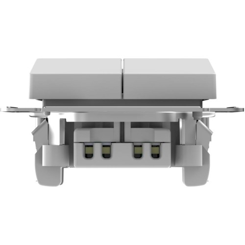 Выключатель 2-клавишный, IP44, 10АХ  БЕЛЫЙ, ATN440151