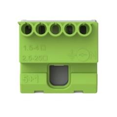 Клеммник самозажимной ABB PE 5x4+1x25мм ZK51G 1SPE007715F9712