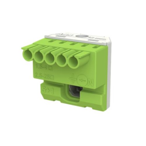 Клеммник самозажимной ABB PE 5x4+1x25мм ZK51G 1SPE007715F9712