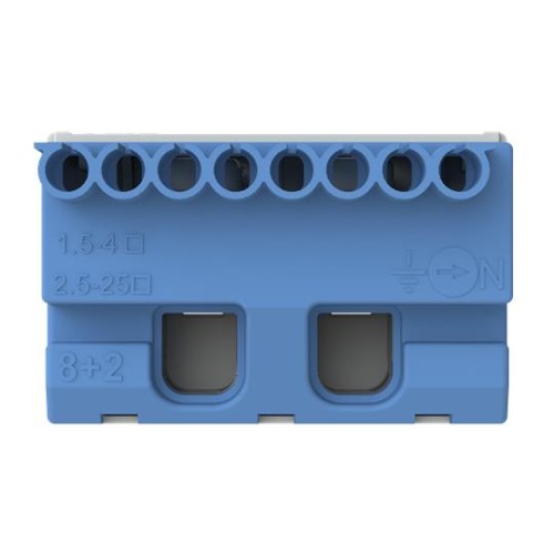Клеммник самозажимной ABB N8x4+2x25 мм ZK82B 1SPE007715F9703